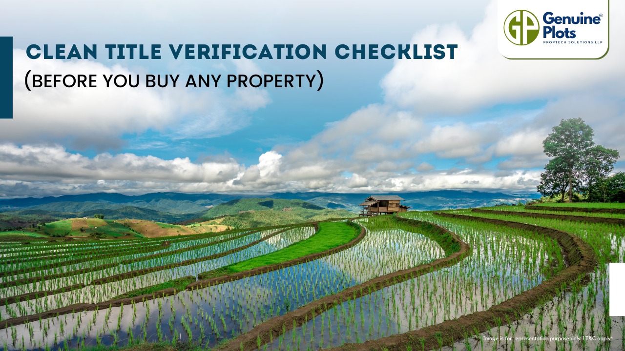 Clean Title Verification Checklist (Before You Buy Any Property)